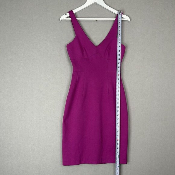 Trina Turk Revolve Womens Dress 2 Orchid Pink Hudson Tropical Ponte Cocktail - Picture 4 of 14